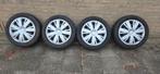 Velgenset Toyota Aygo 165 60 15 all weather banden, Ophalen, Gebruikt