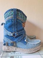 El Vaquero laarzen ibiza boho mt 39, Blauw, Lage of Enkellaarzen, Ophalen of Verzenden, Zo goed als nieuw