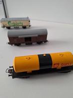 3 st.  LIMA Goederenwagons, Gelijkstroom of Wisselstroom, Wagon, Ophalen of Verzenden, Zo goed als nieuw