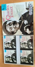 CHARLES TRENET - 100 CHANSONS - 4CD BOX - INCLUSIEF BOEKJE, Ophalen of Verzenden, Gebruikt