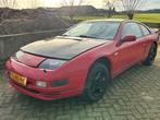 Nissan 300ZX 3.0 Twin Turbo U9 1990 Rood met schade, Auto's, Nissan, Zwart, 4 stoelen, Origineel Nederlands, Handgeschakeld
