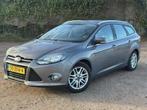 Ford Focus Wagon 1.0 EcoBoost Titanium AIRCO CRUISE PSENSOR, Auto's, Euro 5, 125 pk, Gebruikt, Bruin