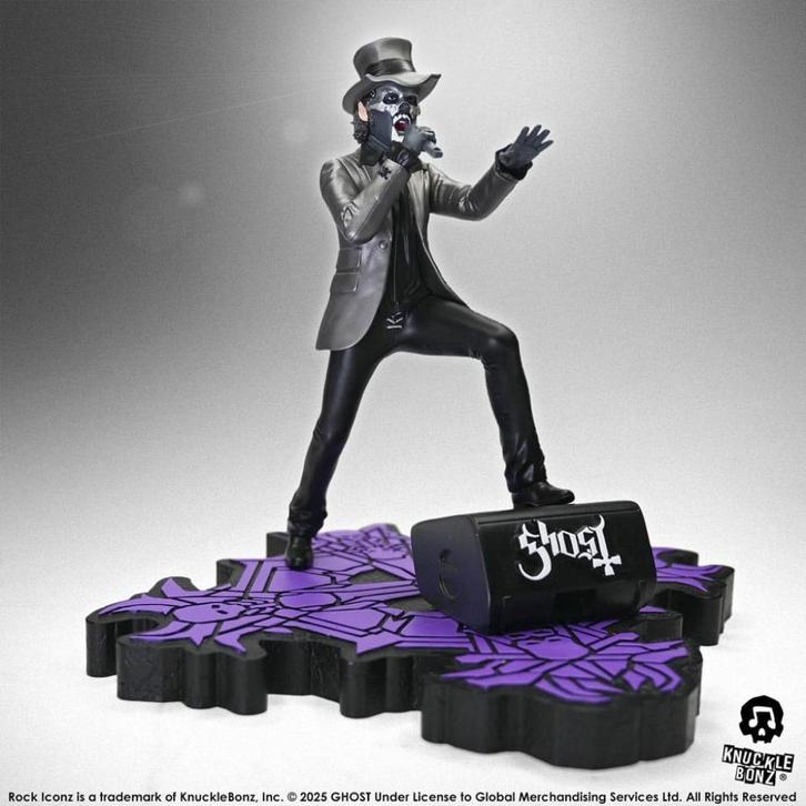 Ghost Rock Iconz Statue Papa V Perpetua Top Hat 22 cm, Verzamelen, Muziek, Artiesten en Beroemdheden, Nieuw, Pop, Beeldje of Miniatuur