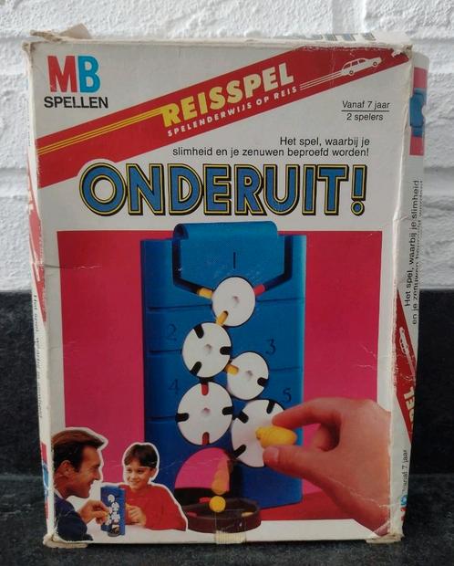 Onderuit 1990 editie reisspel, Hobby en Vrije tijd, Gezelschapsspellen | Bordspellen, Reisspel, Ophalen of Verzenden