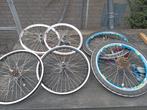 fietswielen en vorken 16-26 inch, Fietsen en Brommers, Fietsonderdelen, Ophalen, Gebruikt, Algemeen, Wiel