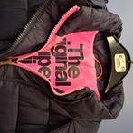 Superdry tussen / winterjas donkerblauw neon roze S nr 43759, Kleding | Dames, Jassen | Winter, Blauw, Superdry, Ophalen of Verzenden