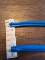 Lego Trein Rails Blauw Bochten 4.5/12V, Ophalen of Verzenden, Gebruikt, Losse stenen, Lego