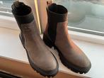 Luca di Gioia leather boots, Ophalen, Schoenen met hoge hakken, Grijs, Gedragen