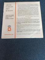 DRAAITAFELEN MET BOMANS - ANJERLOTERIJ 1963, Cd's en Dvd's, Vinyl Singles, Ophalen of Verzenden, Humor en Cabaret