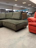 Velours Hoekbank 300x220cm - Nu €499!, ., Hoekbank, Ophalen of Verzenden, Zo goed als nieuw