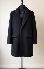 Zwarte bouclé jas maat M/L - Driekwart lengte, Ophalen of Verzenden, Gedragen, Maat 42/44 (L), Zwart