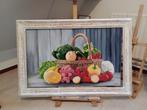 Schilderij mand met fruit, Ophalen
