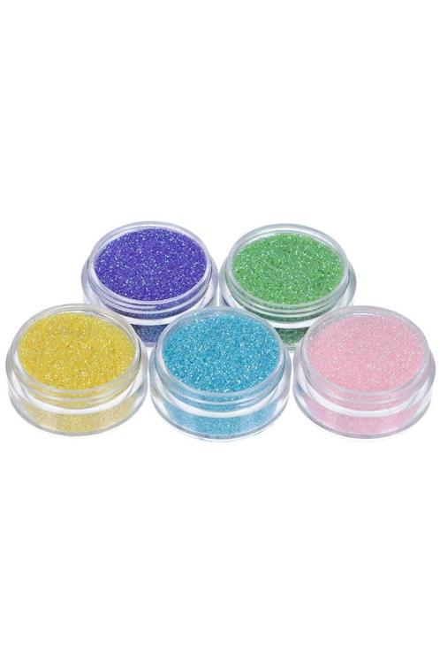Unicorn Glitter Set for Glitter Tattoo 5 x 5 ml ACTIE !!, Hobby en Vrije tijd, Feestartikelen, Nieuw, Overige typen, Overige, Ophalen of Verzenden