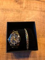 Regal Horloge - Lucardi - Dunne Pols, Sieraden, Tassen en Uiterlijk, Horloges | Heren, Overige merken, Gebruikt, Staal, Polshorloge