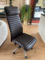 Hjh office luxe directiestoel bruin leer, Ophalen, Bruin, Zo goed als nieuw, Bureaustoel