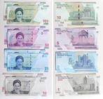 Laatste serie bankbiljetten IRAN 10000 t/m 100000 Rials UNC, Ophalen of Verzenden, Midden-Oosten, Setje