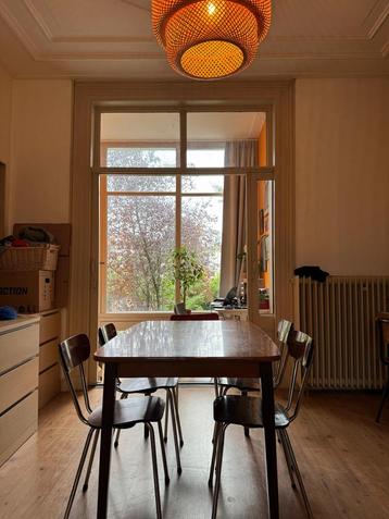Vintage Eettafel (Scandinavisch design, teakhout) beschikbaar voor biedingen
