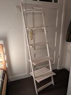 Houten ladderrek met 4 planken - wooden ladder shelves, Ophalen, Gebruikt