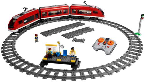 LEGO City - RC Passagierstrein Power Functions (7938), Kinderen en Baby's, Speelgoed | Duplo en Lego, Zo goed als nieuw, Lego