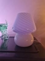 Murano Stijl Lampje - Streepjes - 19x15cm, Huis en Inrichting, Lampen | Tafellampen, Ophalen of Verzenden, Murano, Minder dan 50 cm