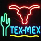 Tex-mex neon & veel andere leuke bar mancave decoratie neons, Neon, Lichtbak of (neon) lamp, Nieuw, Ophalen of Verzenden