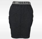 10Days 10 Days Grijze Stretch Rok Maat 1 S, Verzenden, 10days, Zo goed als nieuw, Knielengte