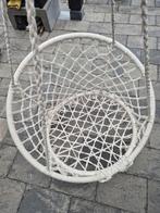 Gevlochten macramé hangstoel, Ophalen, Gebruikt, Eenpersoons, Binnen