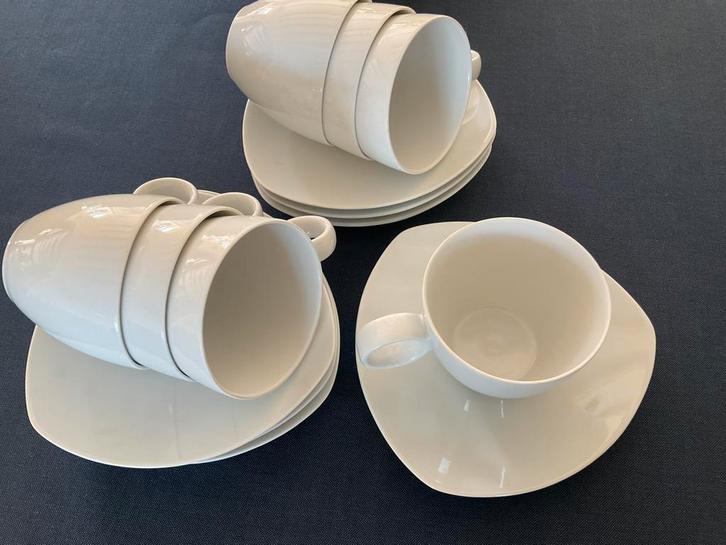 Kop en schotels THOMAS VARIO PUUR/ wit, Huis en Inrichting, Keuken | Servies, Zo goed als nieuw, Kop(pen) en/of Schotel(s), Overige stijlen