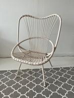 Vintage Rohe noordwolde stoeltje - wit geschilderd, Huis en Inrichting, Stoelen, Ophalen, Gebruikt, Wit, Bohemian vintage