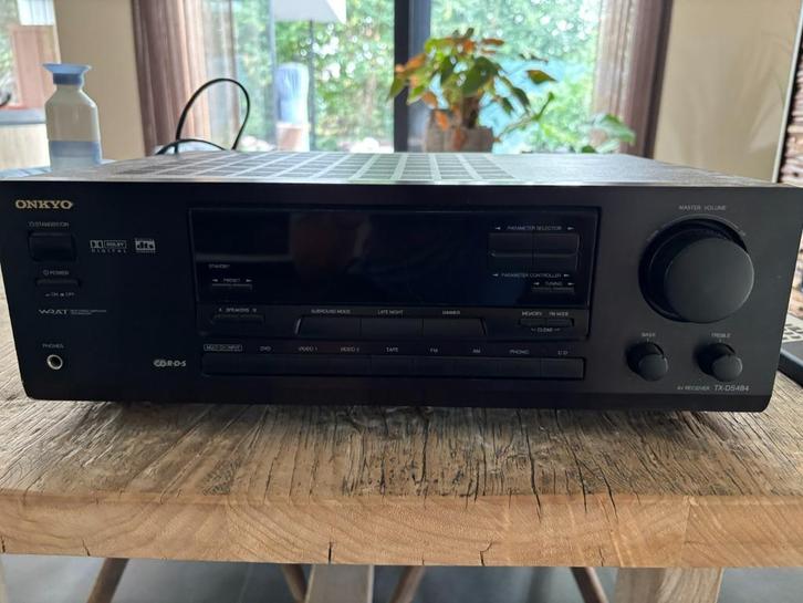 Onkyo receiver TX-DS484, Audio, Tv en Foto, Versterkers en Receivers, Gebruikt, 5.1, 120 watt of meer, Onkyo, Ophalen