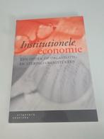 C.A. Hazeu - Institutionele economie, Ophalen of Verzenden, C.A. Hazeu, Management, Zo goed als nieuw