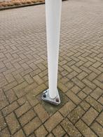 Aluminium Vlaggenmast 8 Meter met Kantelvoet, Ophalen of Verzenden, Gebruikt