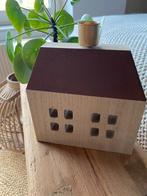 Superleuk decoratief huisje van hout met kaarsenhouder, Overige kleuren, Nieuw, Ophalen of Verzenden, Hout