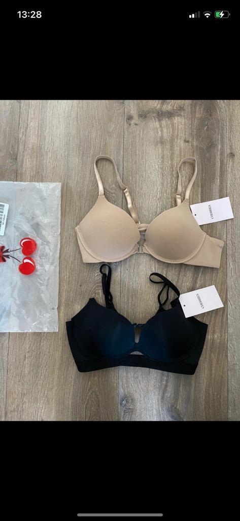 Cherries bh’s 2 stuks nieuw 70B (65B past ook), Kleding | Dames, Ondergoed en Lingerie, BH, Zwart, Ophalen of Verzenden