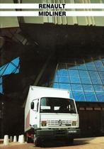 Folder Renault Midliner (vrachtwagen - 1989), Gelezen, Verzenden, Renault