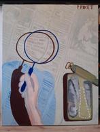 Original oil painting "Haagsche School" by P.Piket, Antiek en Kunst, Ophalen