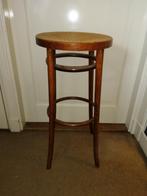 Barkruk Thonet stijl rieten Webbing, Huis en Inrichting, Barkrukken, Ophalen, Hout, 60 tot 90 cm, Zo goed als nieuw