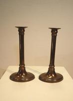 Set koperen Empire kandelaars, Antiek en Kunst, Antiek | Kandelaars, Ophalen of Verzenden, Koper of Brons