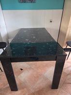 Eettafel marmerlook met zijl 180x90x80 +eventuele salontafel, Huis en Inrichting, Tafels | Eettafels, Ophalen, Nieuw, 50 tot 100 cm