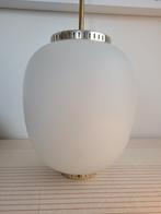 Vintage Deense Kina hanglamp, ontwerp Bent Karlby, Ophalen, Gebruikt, Minder dan 50 cm