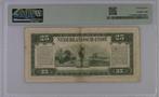 Biljet 25 gulden muntbiljet 1943, Nederlands-Indië, Ophalen of Verzenden, 25 gulden