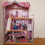 Kidkraft Barbiehuis - Compleet met accessoires en Barbie!, Kinderen en Baby's, Speelgoed | Poppenhuizen, Ophalen, Gebruikt, Poppenhuis