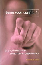 C.K.W. de Dreu - Bang voor conflict?, Ophalen of Verzenden, Zo goed als nieuw, C.K.W. de Dreu