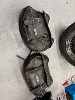 2 sets: Harley Softail Leren Tassenset - Gebruikt, Ophalen, Gebruikt, Harley benelux, Harley