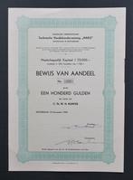 Technische Handelsonderneming HAKU - Rotterdam 1955, Verzenden, 1950 tot 1970, Aandeel