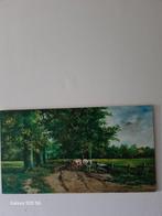 Boerin met koeien handgesigneerd, Ophalen of Verzenden
