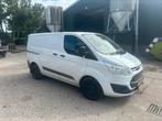 Ford Transit Custom 2.2 Tdci 74KW 2013, Auto's, Voorwielaandrijving, Euro 5, Stof, Zwart