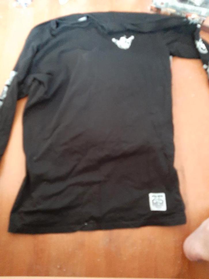 THUNDERDOME 25YEARS LONGSLEEVE, Kleding | Heren, T-shirts, Gedragen, Maat 56/58 (XL), Zwart, Ophalen of Verzenden