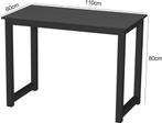 VDD Bureau tafel Zwart, Ophalen, Zo goed als nieuw, Bureau