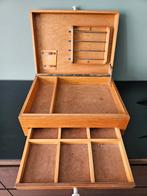 Vintage houten naaidoos / naaibox / naaikist, Ophalen of Verzenden, Gebruikt, Minder dan 50 cm, Minder dan 50 cm